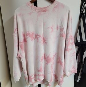 Pink Tie Dye Sweater/shirt
